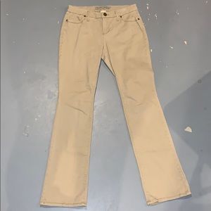 Faded glory velvet touch boot cut khakis